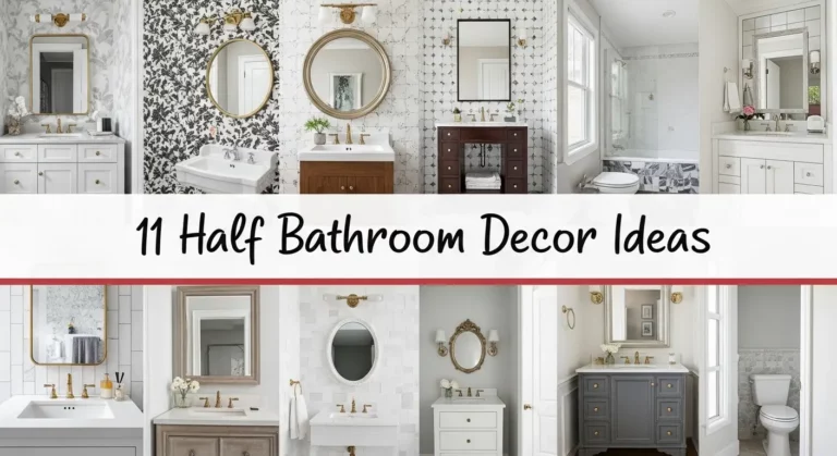 11 Half Bathroom Decor Ideas That Wow in Small Spaces