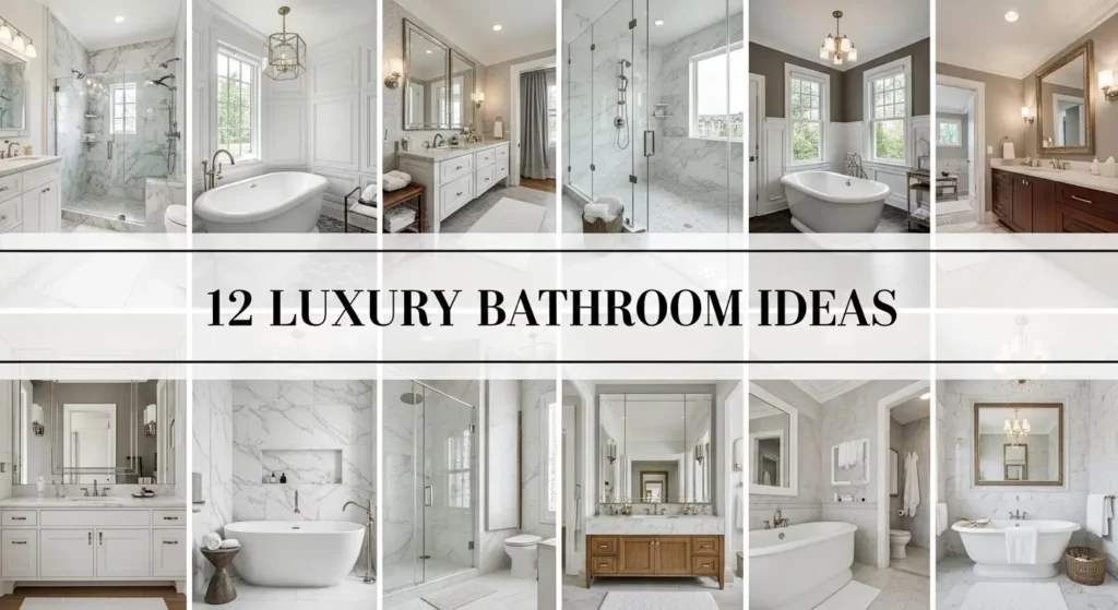 12 Stunning Luxury Bathroom Ideas for Every Home Style