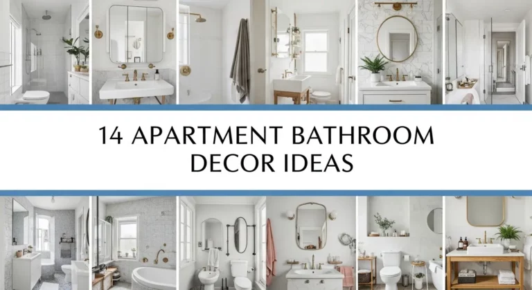 14 Unique Apartment Bathroom Decor Ideas for Small Spaces That Feel Big