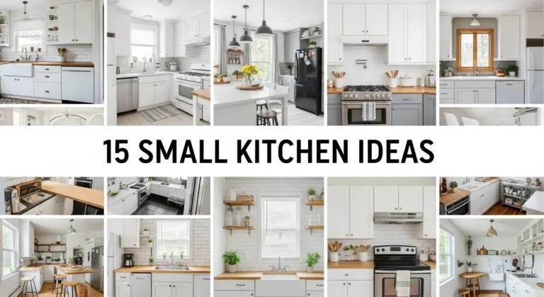 15 Small Kitchen Ideas That Transform Tiny Spaces Into Functional Havens