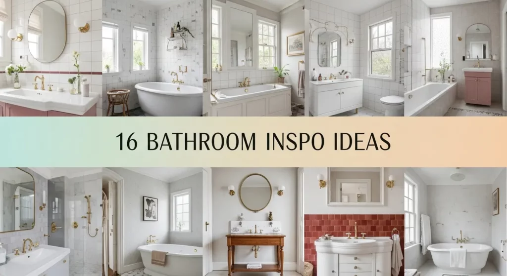16 Bathroom Inspo Ideas for Newly Homeowners