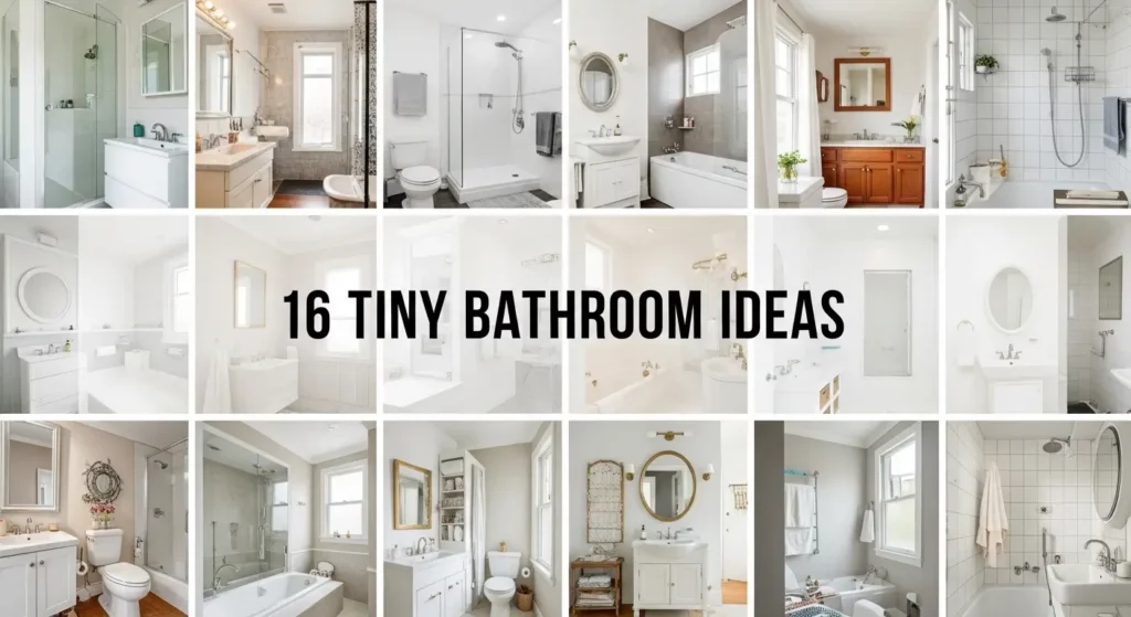 16 Tiny Bathroom Ideas That Make Small Spaces Feel Huge