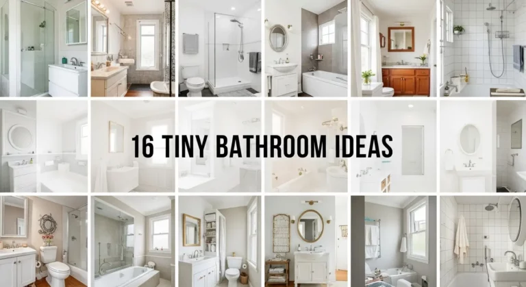 16 Tiny Bathroom Ideas That Make Small Spaces Feel Huge