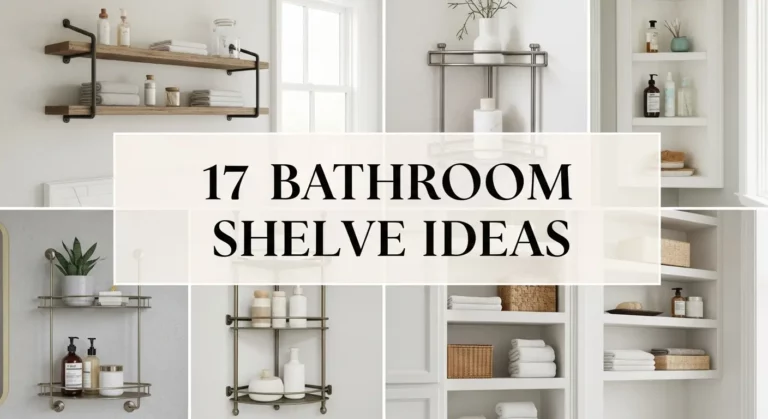 17 Budget Bathroom Shelve Ideas Under $50