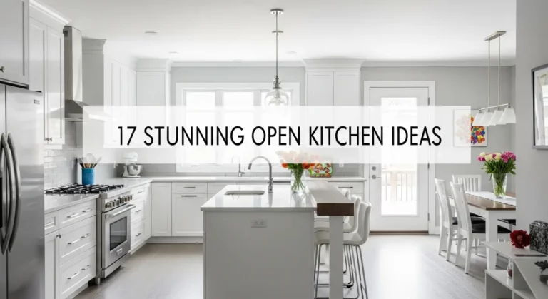 17 Stunning Open Kitchen Ideas for Modern Home Design