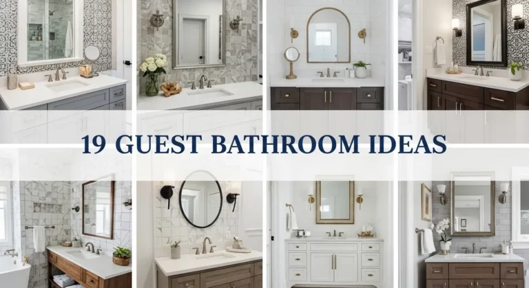 19 Unique Guest Bathroom Ideas to Impress Every Visitor