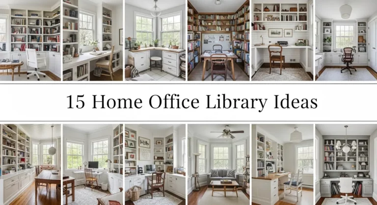 15 Brilliant Home Office Library Ideas for Book Lovers Who Work From Home