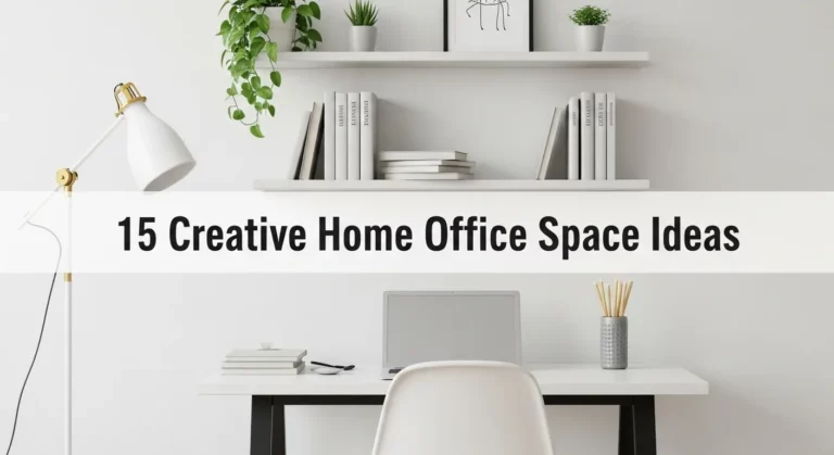 15 Creative Home Office Space Ideas That Make Remote Work Enjoyable