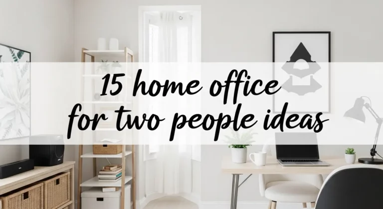 15 Creative Home Office for Two People Ideas for Small and Large Spaces