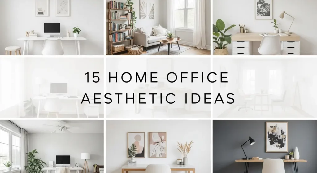 15 Home Office Aesthetic Ideas to Boost Productivity and Style