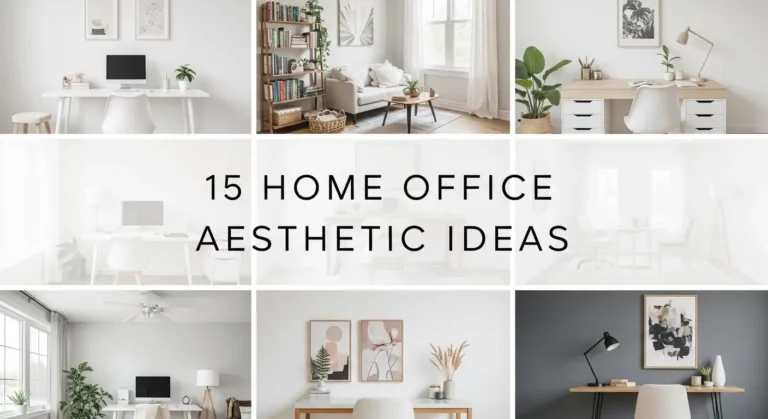 15 Home Office Aesthetic Ideas to Boost Productivity and Style
