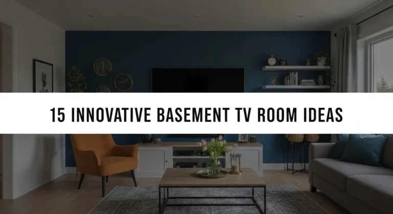 15 Innovative Basement TV Room Ideas That Will Make Your Space the Family Favorite