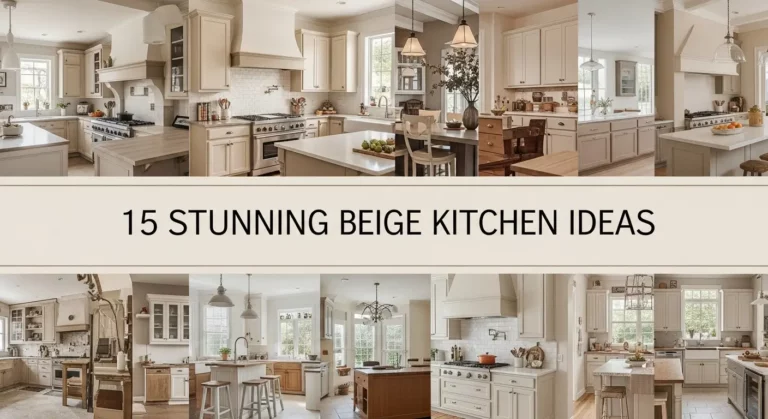 15 Stunning Beige Kitchen Ideas That Transform Your Space Into a Design Masterpiece