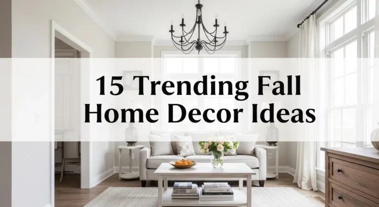 15 Trending Fall Room Decor Ideas That Home Owners Love This Season