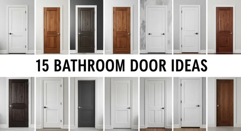 15 Unique Bathroom Door Ideas to Make Your Renovation Unforgettable