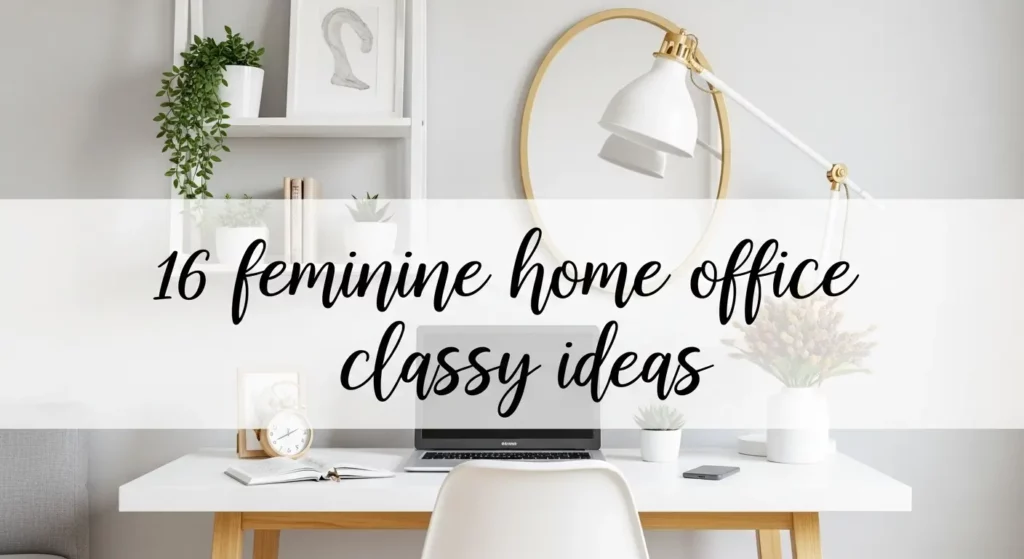 16 Luxurious Feminine Home Office Classy Ideas for Executive Professionals