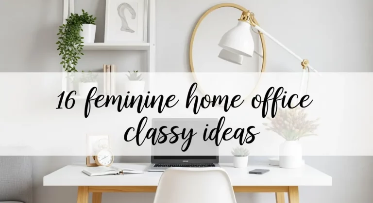 16 Luxurious Feminine Home Office Classy Ideas for Executive Professionals