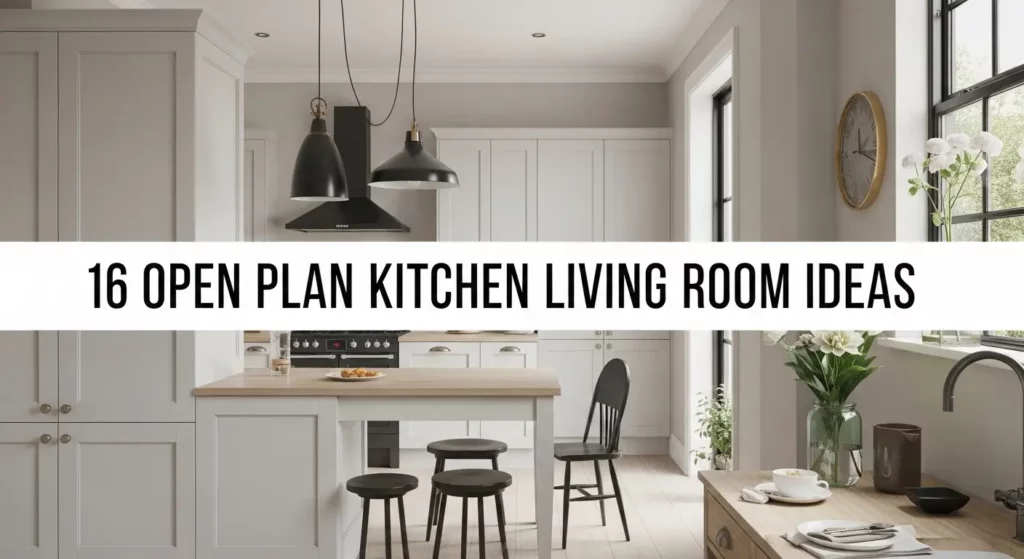16 Open Plan Kitchen Living Room Ideas Perfect for Family Living