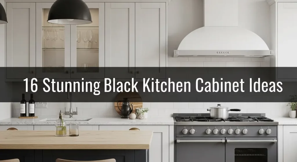 16 Stunning Black Kitchen Cabinet Ideas for Modern Home Design