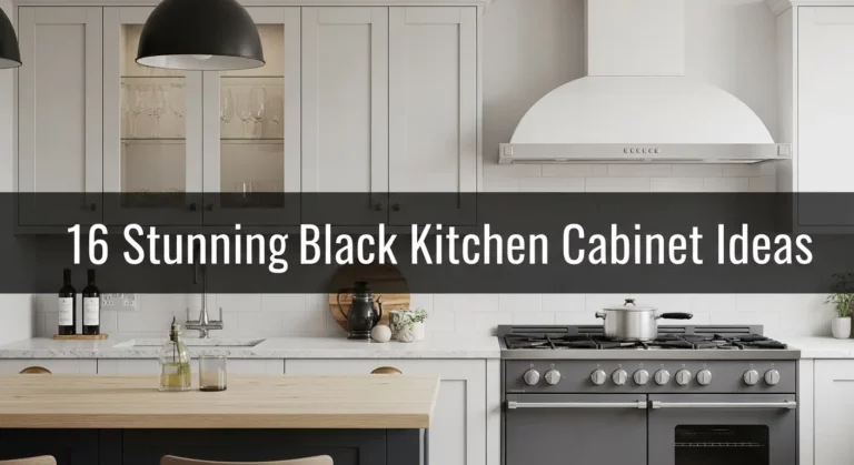 16 Stunning Black Kitchen Cabinet Ideas for Modern Home Design