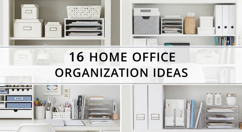 16 Stunning Home Office Organization Ideas That Actually Work