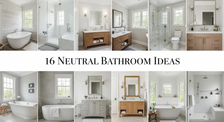 16 Stunning Neutral Bathroom Ideas for Modern Home Design