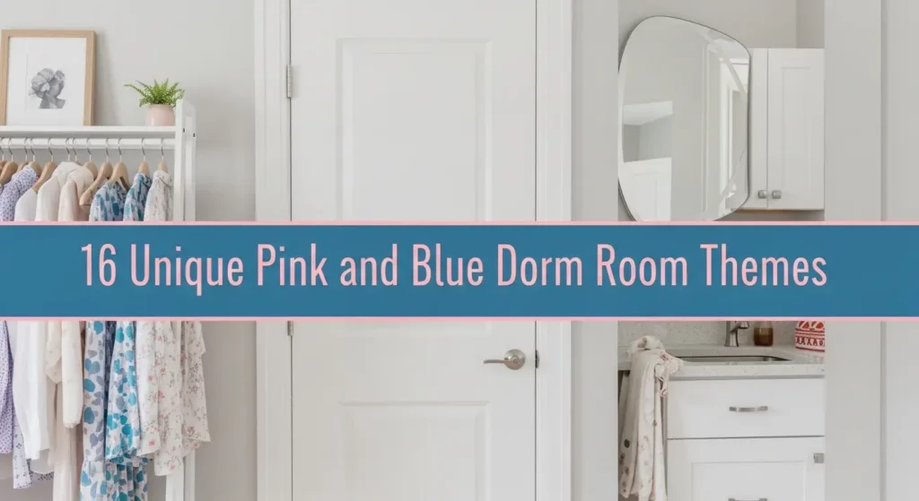 16 Unique Pink and Blue Dorm Room Themes You Haven't Seen Before