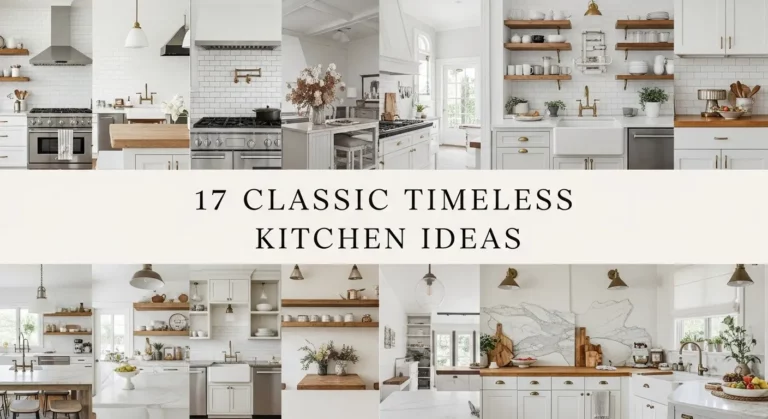 17 Classic Timeless Kitchen Ideas That Will Never Go Out of Style