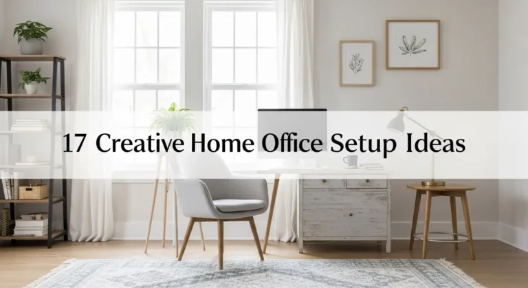 17 Creative Home Office Setup Ideas to Inspire Your Dream Workspace