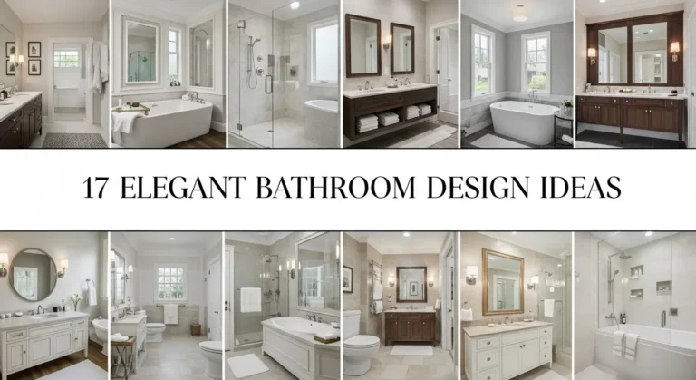 17 Elegant Bathroom Design Ideas That Transform Your Space Into a Luxury Retreat