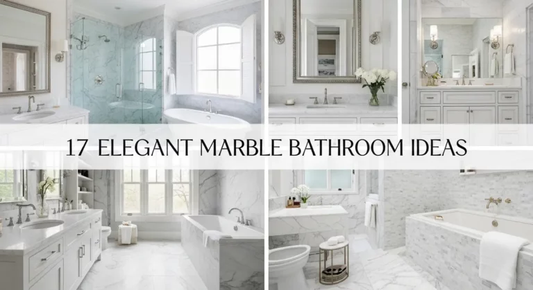 17 Elegant Marble Bathroom Ideas for Your Dream Home Renovation