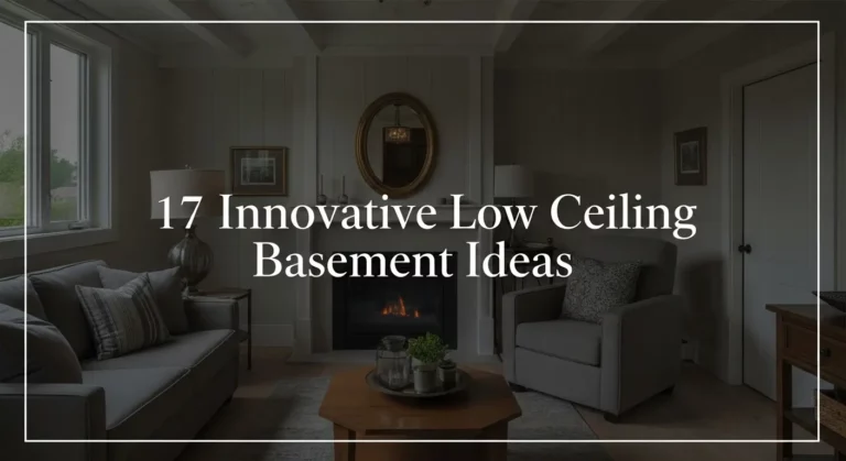 17 Innovative Low Ceiling Basement Ideas for Every Style & Budget