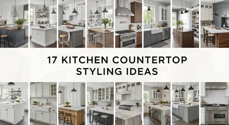 17 Kitchen Countertop Styling Ideas That Create Instagram-Worthy Spaces