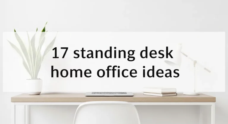 17 Standing Desk Home Office Ideas to Revolutionize Your Workspace