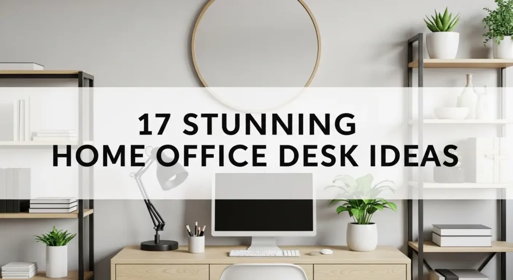 17 Stunning Home Office Desk Ideas to Elevate Your Work-From-Home Setup