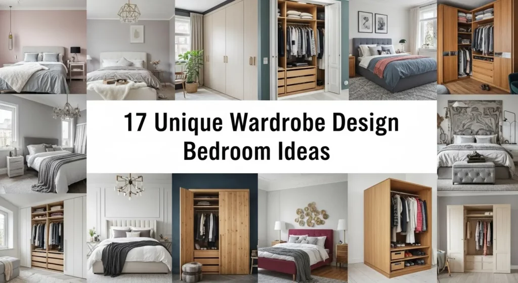 17 Unique Wardrobe Design Bedroom Ideas - Complete Interior Design Guide