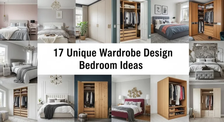 17 Unique Wardrobe Design Bedroom Ideas - Complete Interior Design Guide