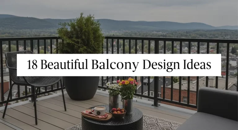 18 Beautiful Balcony Railing Design Ideas for Every Architectural Theme
