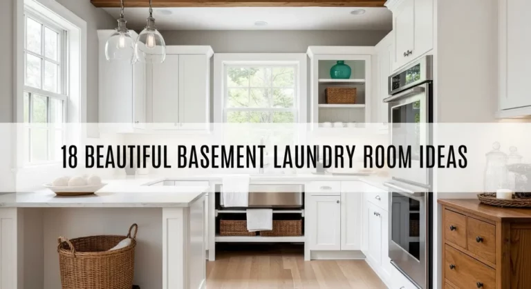 18 Beautiful Basement Laundry Room Ideas - Modern Solutions for Traditional Spaces
