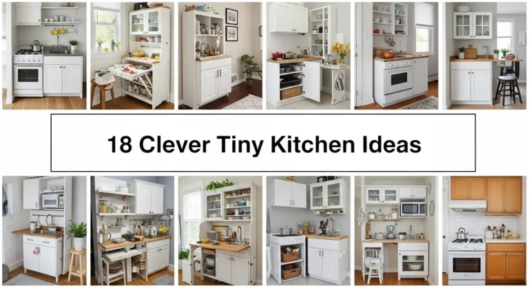 18 Clever Tiny Kitchen Ideas for Apartments and Small Homes