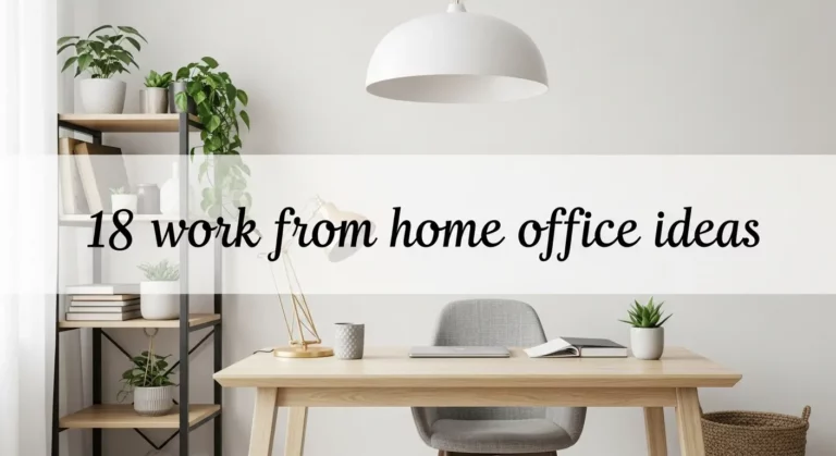 18 Creative Work From Home Office Ideas That Actually Boost Your Focus