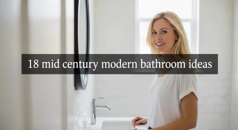 18 Mid Century Modern Bathroom Ideas That Never Go Out of Style