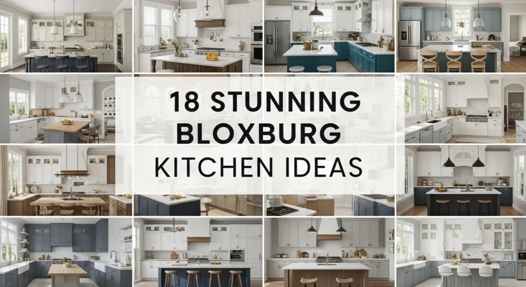 18 Stunning Bloxburg Kitchen Ideas for Virtual Home Builders