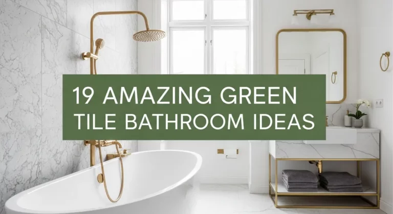 19 Amazing Green Tile Bathroom Ideas - Which Style Is Right for You