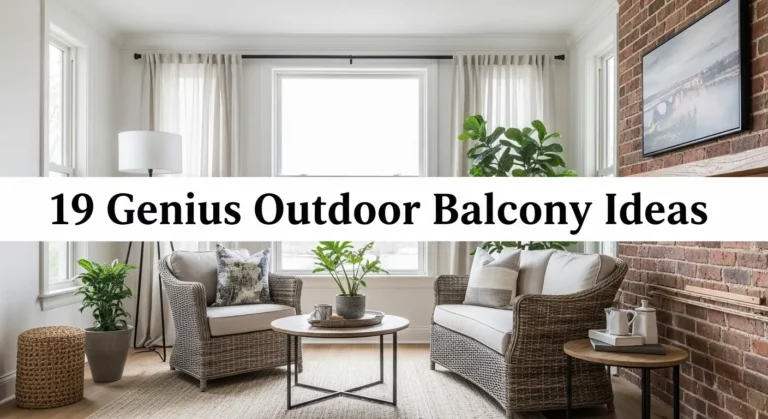19 Genius Outdoor Balcony Ideas That Maximize Style and Function