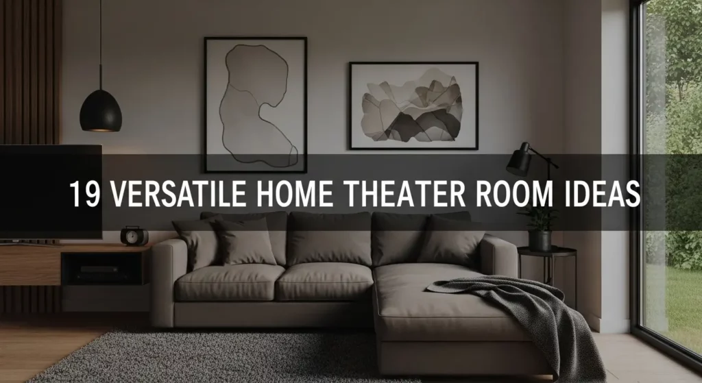 19 Versatile Home Theater Room Ideas You Can Actually Achieve on Any Budget