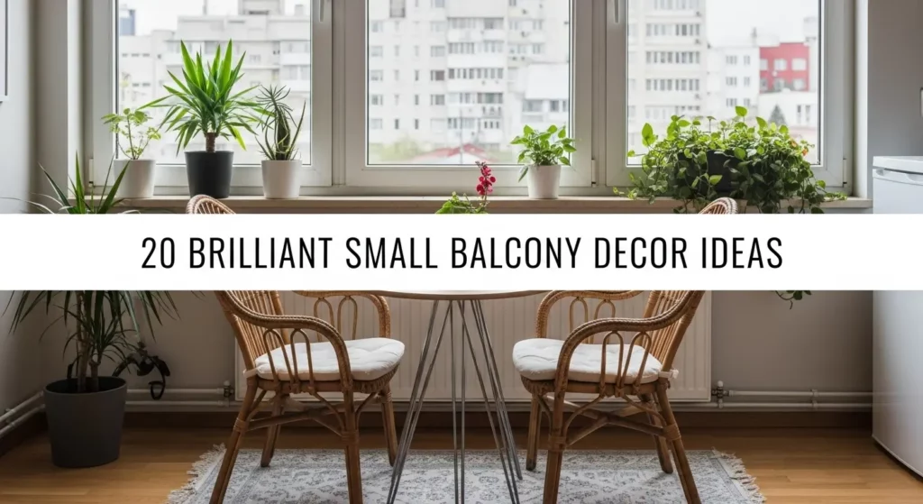20 Brilliant Small Balcony Decor Ideas That Maximize Style and Function
