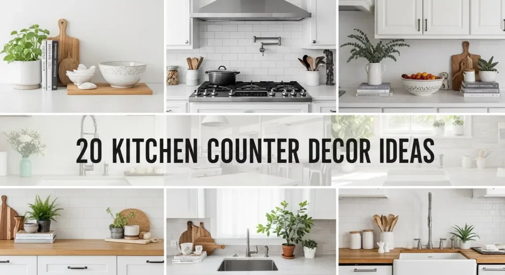 20 Kitchen Counter Decor Ideas That Turn Your Kitchen Into the Heart of Your Home