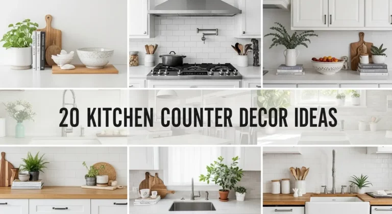 20 Kitchen Counter Decor Ideas That Turn Your Kitchen Into the Heart of Your Home