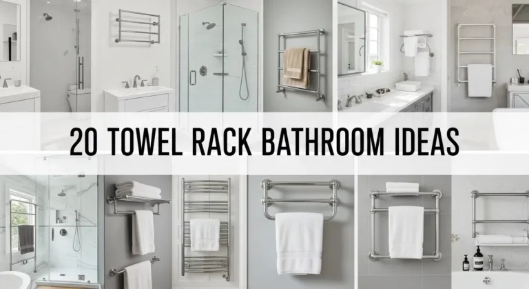 20 Stunning Towel Rack Bathroom Ideas to Elevate Your Home's Design